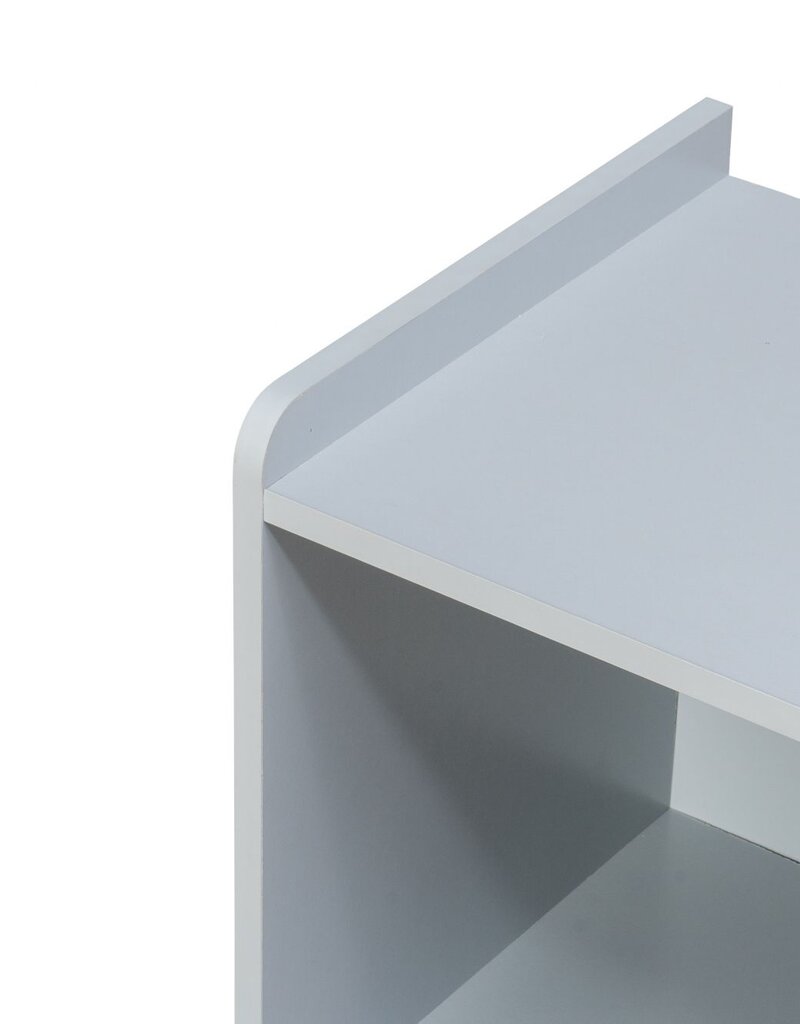 IRIS meubels, speelgoedplank, kinderkast, boekenkast, KSB-2, grijs, W38,8 x D41,4 x H67,5 cm