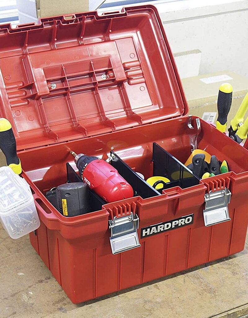 IRIS opslagtoren, plastic organizer, 3 laden, 13W, A4-formaat, OCH-2300, rood, W35,5 x D26 x H60,5 cm