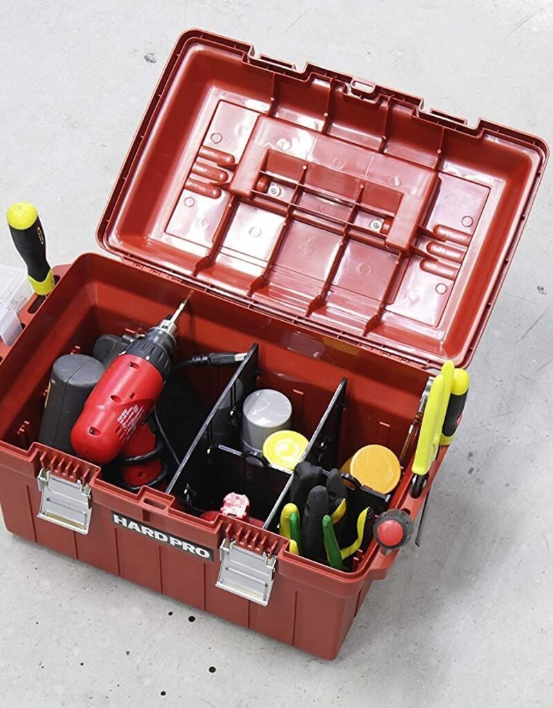 IRIS opslagtoren, plastic organizer, 3 laden, 13W, A4-formaat, OCH-2300, rood, W35,5 x D26 x H60,5 cm