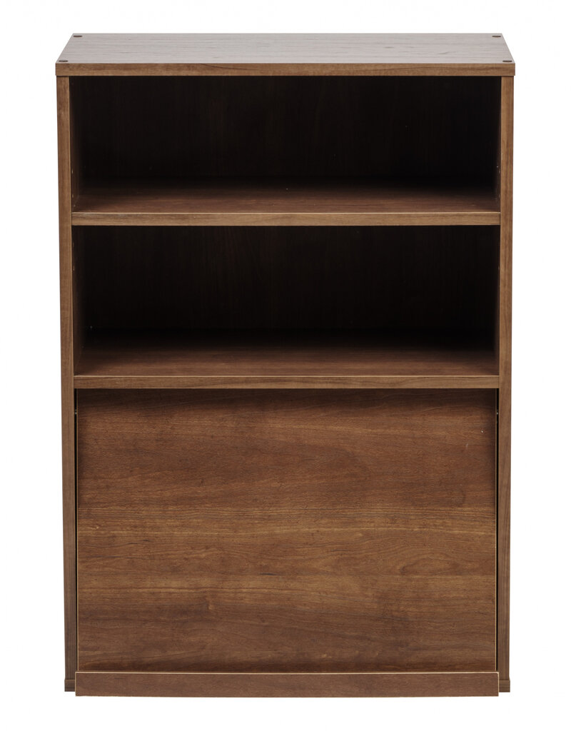 IRIS opbergkast met deuren, 2 modulaire compartimenten, CHR-1, bruin