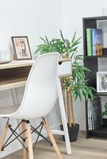 IRIS meubels, 6 opbergplanken, boekenkast, modulair, WOS-6, Black Oak, W26,5 x D68,9 x H109,4 cm