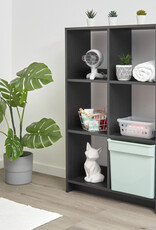 IRIS #FS]Wood Open Shelf WOS-6 Bk.Oak