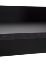 IRIS meubels, 6 opbergplanken, boekenkast, modulair, WOS-6, Black Oak, W26,5 x D68,9 x H109,4 cm