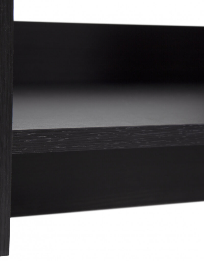 IRIS #FS]Wood Open Shelf WOS-6 Bk.Oak