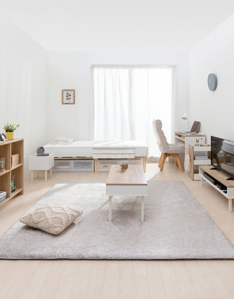 IRIS meubels, 6 opbergplanken, boekenkast, modulair, WOS-6, lichtbruin, W26,5 x D68,9 x H109,4 cm