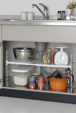 IRIS Telescopic Rack 1-tier USD-1V White