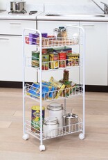 IRIS Mesh Cart DMC-4 White