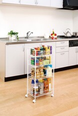 IRIS Mesh Cart DMC-4 White