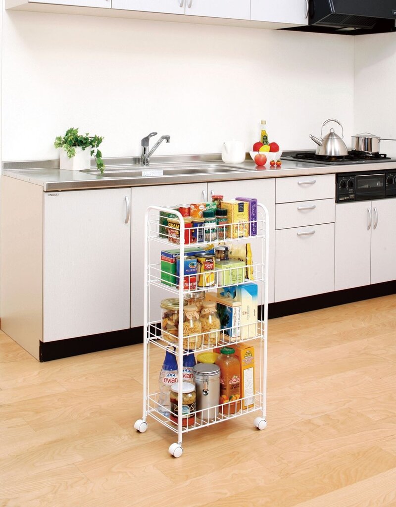 IRIS Mesh Cart DMC-4 White