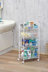 IRIS Mesh Cart DMC-4 White