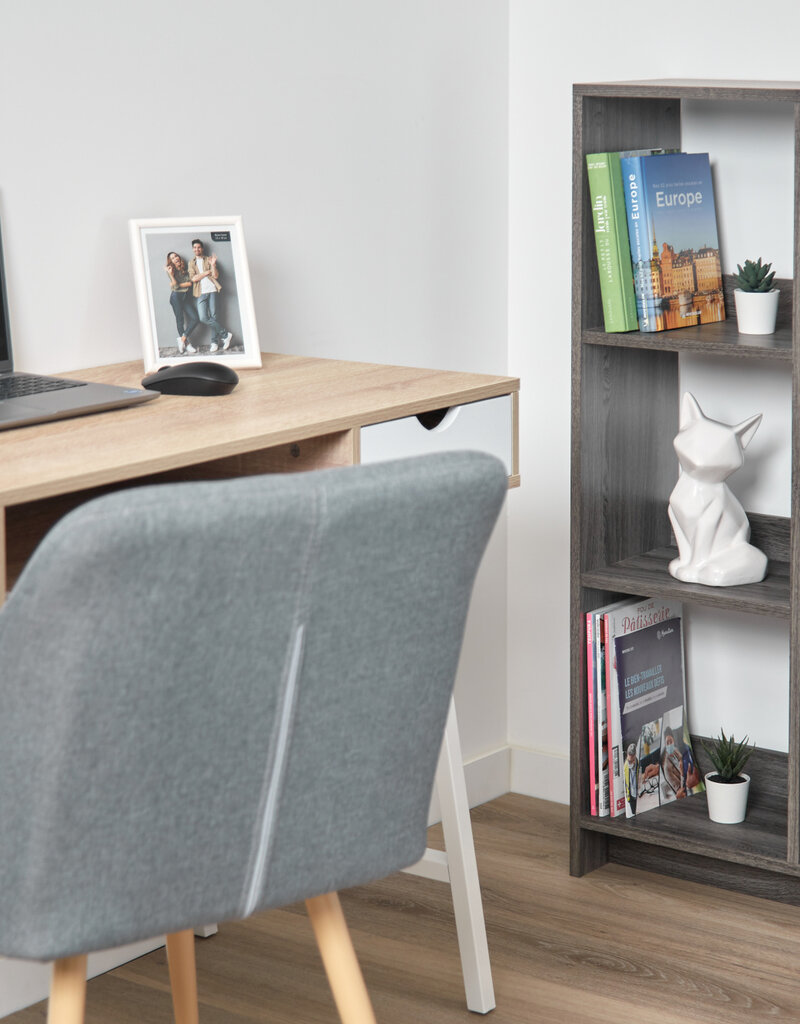 IRIS #FS]Wood Open Shelf WOS-6 Gr.Oak