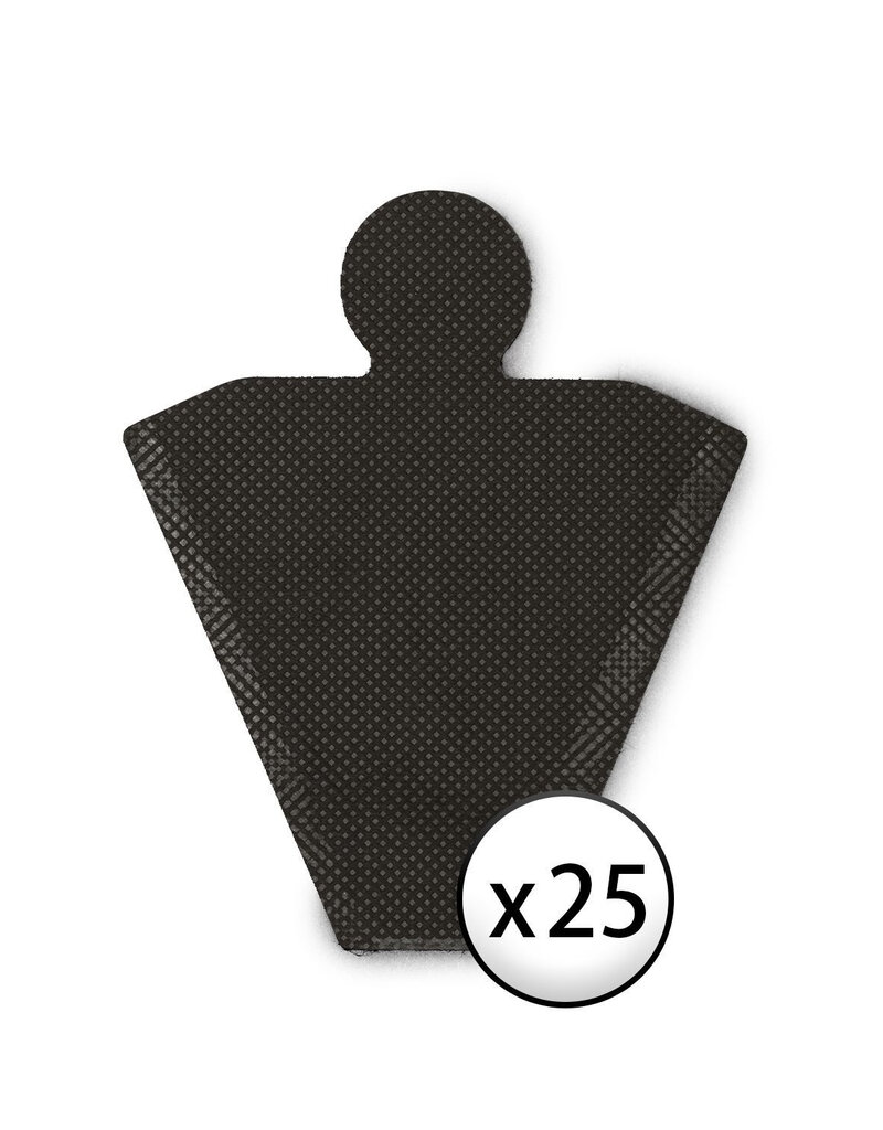 IRIS pakje van 25 stoffilters, wegwerpfilters, CF-FT1, zwart