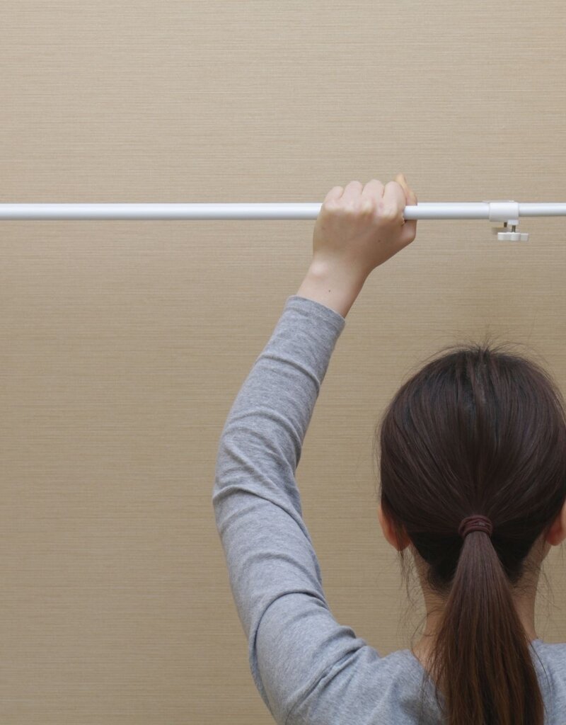 IRIS Telescopic Storage Rack H-J-NST65 White