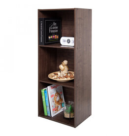 IRIS furniture, office shelf, bookcase, modular, solid, CX-3FN, brown, W29.7 x D42 x H102.9 cm