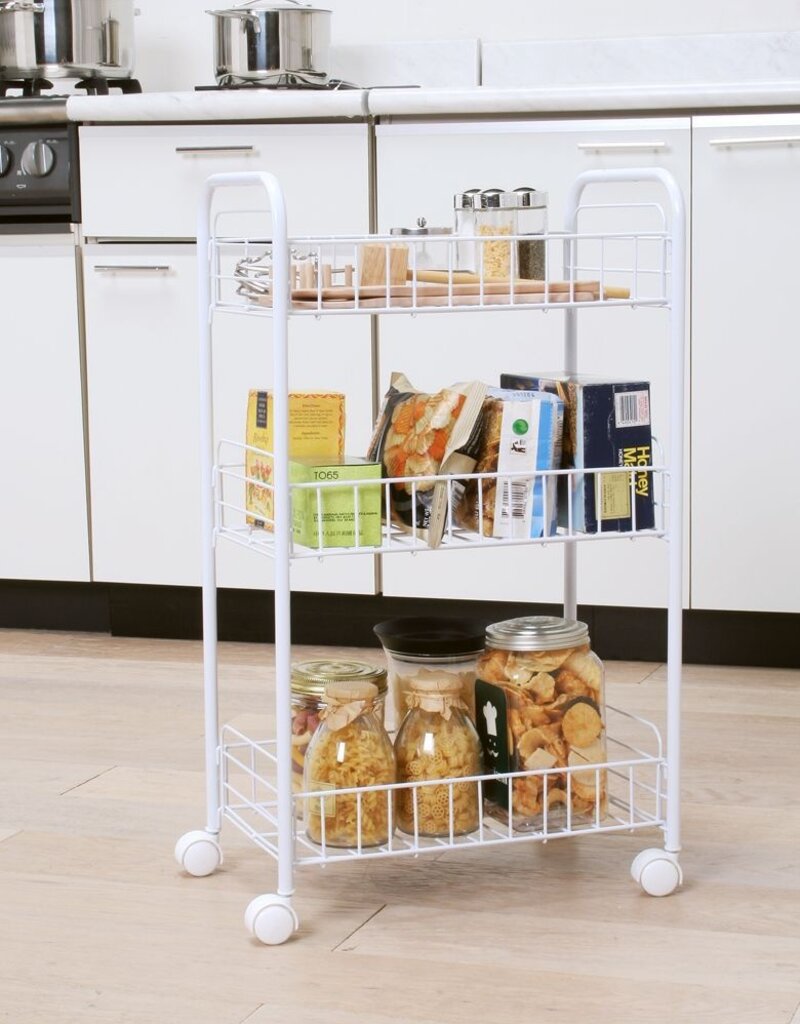 IRIS Mesh Cart DMC-3 White