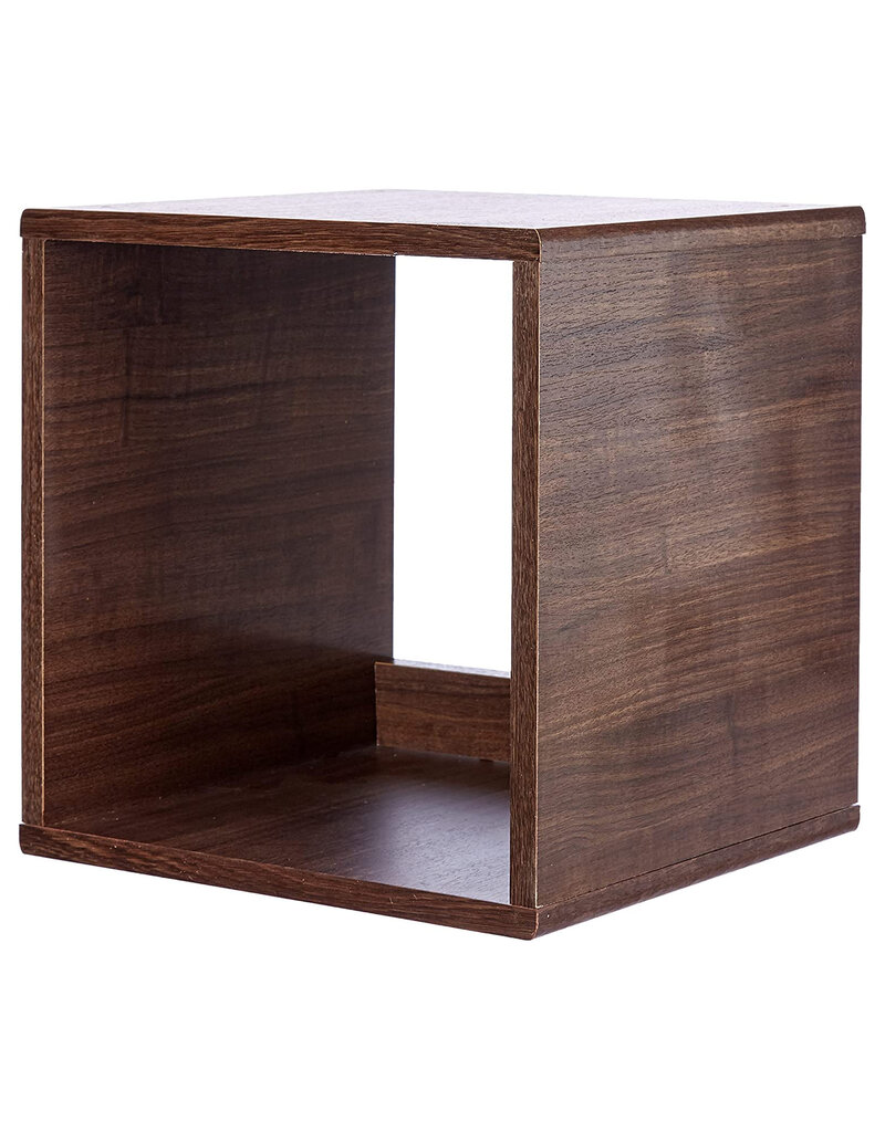 IRIS boekenkast, set van 2 accentmeubels, opbergplanken, QR-34, bruin