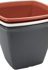 IRIS Square Plant Pot 300 Brown