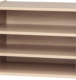 IRIS Kleine opslagruimte, Nachtkastje, Nachtkastje, STB-400T, Lichtbruin, W28,7 x D40 x H30,5 cm