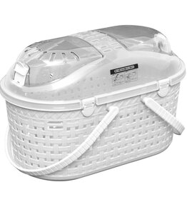 IRIS Basket / Case, Optimal ventilation, for cats, dogs, rodents, MPC-450, White