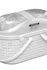 IRIS Mandje / Koffer, Optimale ventilatie, voor katten, honden, knaagdieren, MPC-450, Wit