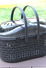 IRIS mand/bench, optimale ventilatie, voor katten, honden, knaagdieren, MPC-450, Zwart