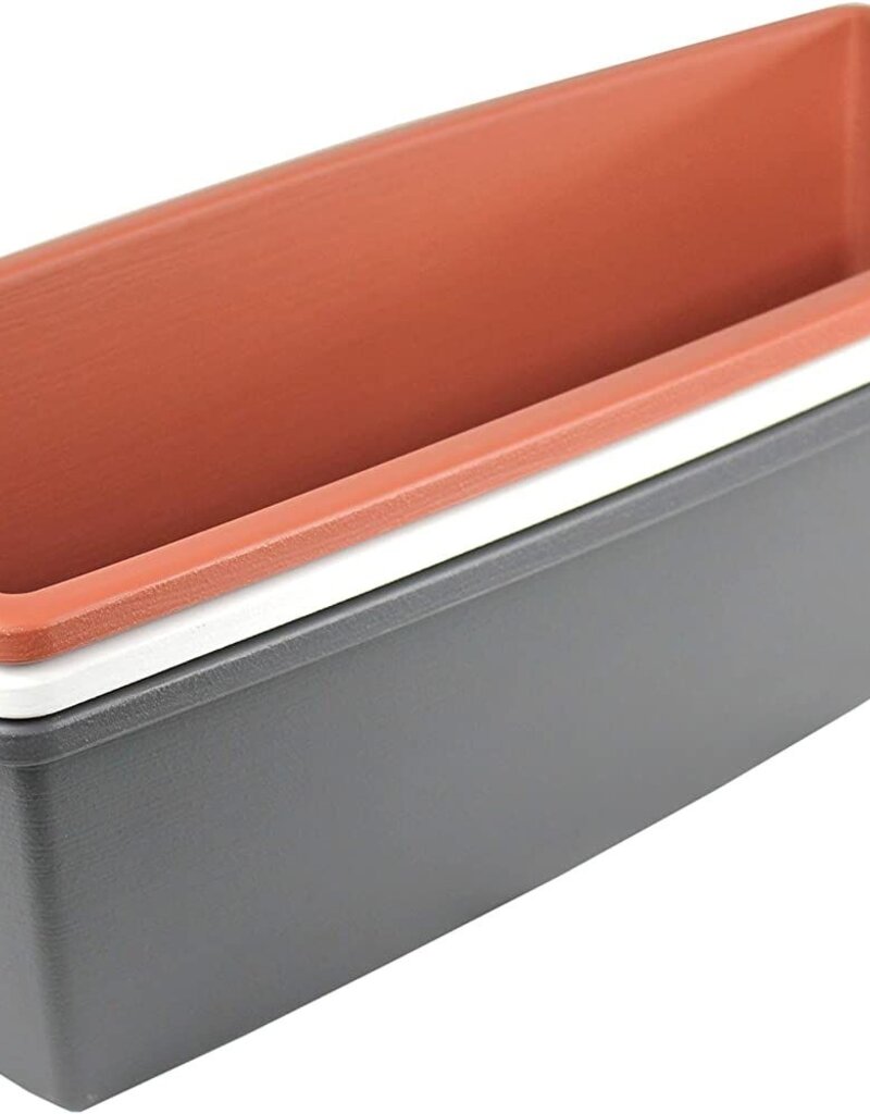 IRIS Rectangle Plant Pot 550 Grey