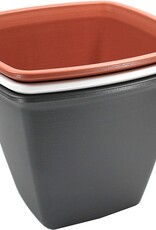 IRIS Square Plant Pot 360 Brown