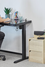 IRIS accentkast, set van 2 houten opslagplanken, MDB-2D, lichtbruin