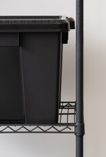 IRIS #Metal Rack 1200 4-Tier Black MR-WT4-B