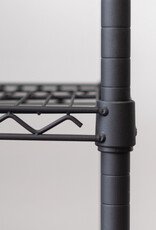 IRIS #Metal Rack 1200 4-Tier Black MR-WT4-B