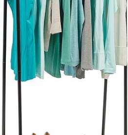IRIS clothes rack, wardrobe, coat rack, PI-B1, black, W40 x D64 x H150 cm