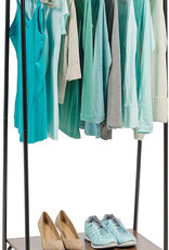 IRIS FS]Metal Garment Rack PI-B1 Bk
