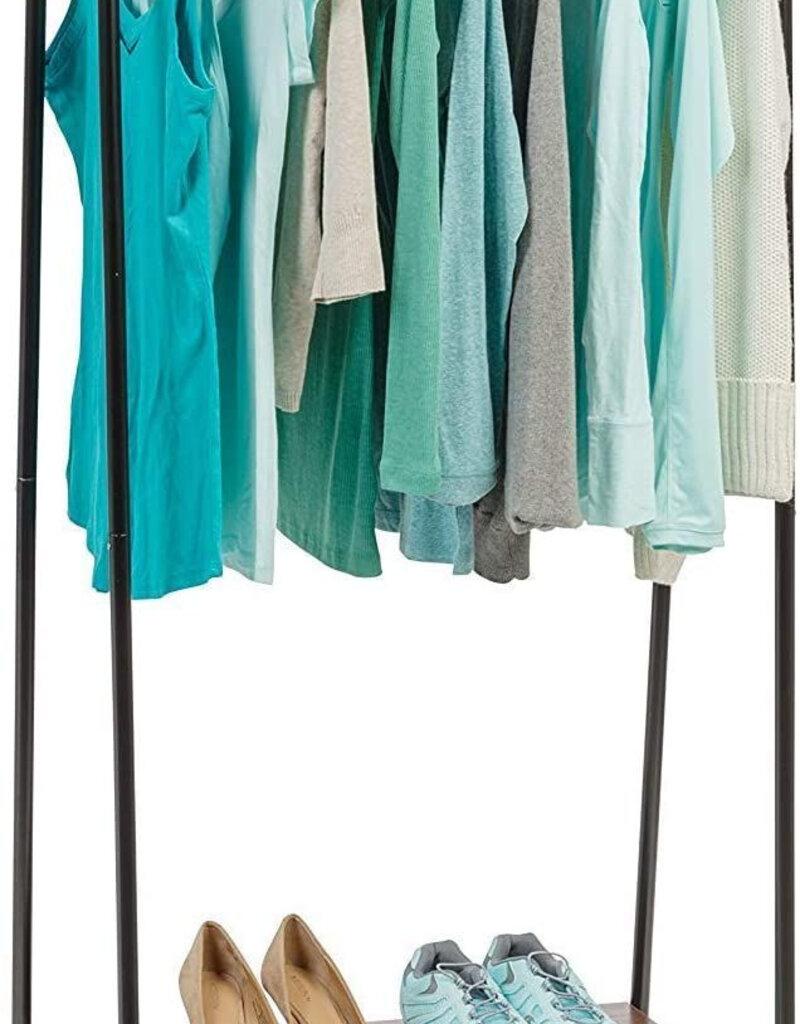 IRIS FS]Metal Garment Rack PI-B1 Bk