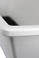 IRIS Rectangle Plant Pot 650 White