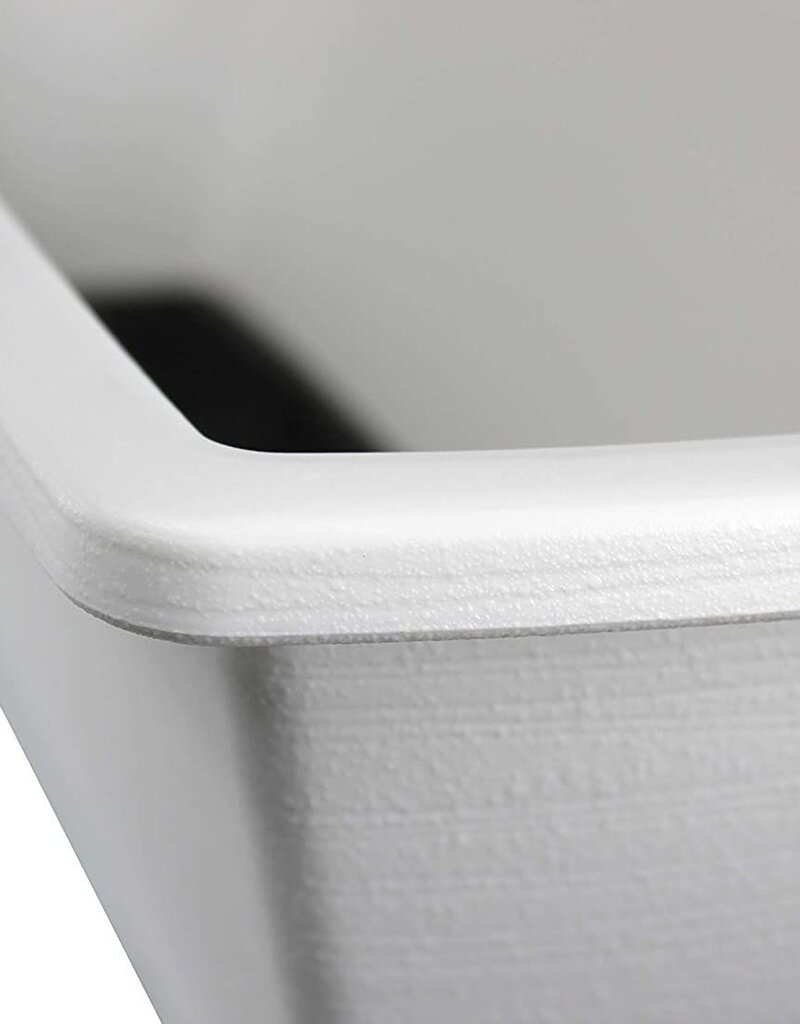 IRIS Rectangle Plant Pot 650 White