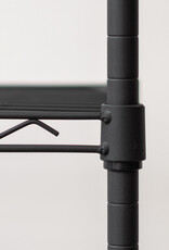 IRIS #Metal Rack 900 5-Tier Black MR-MT5-B