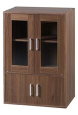 IRIS meubels, opbergboekenkast, borststuk, dressoir -GKN-9060- Bruin, W101,4 x D34 x H43,4 cm