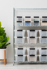 IRIS #Metal Rack 900 4-Tier Silver MR-MM4-S