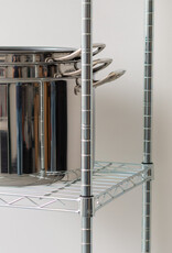 IRIS #Metal Rack 900 4-Tier Silver MR-MM4-S