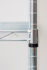 IRIS #Metal Rack 900 4-Tier Silver MR-MM4-S