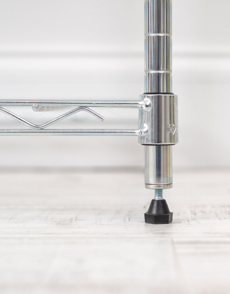 IRIS metalen opslagplank, 4 niveaus, lading 452 kg, MM4, zilver, W91,4 x D35,6 x H134,6