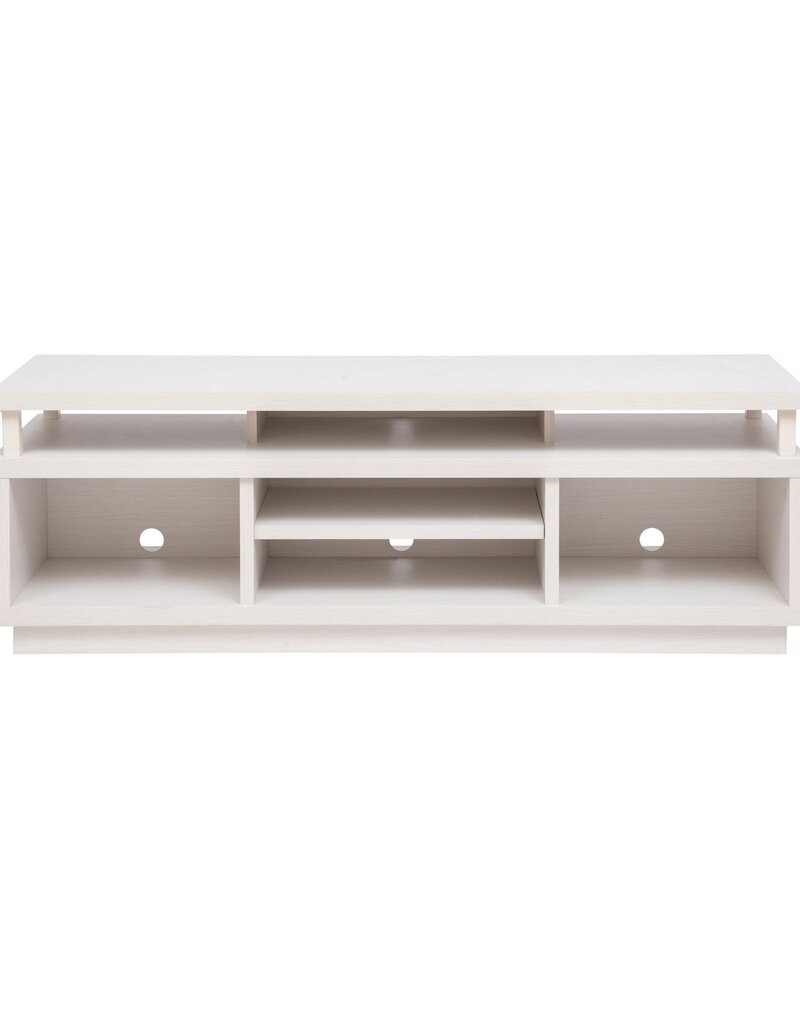 IRIS TV-meubel, TV-standaard, TV-bank, scherm tot 55 inch, OTS-125M, White Oak, W38 x D126 x H41,5 cm