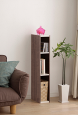 IRIS 3-plank opslag boekenkast, set van 2 accentmeubels, UB-9015, bruin