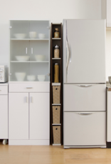 IRIS 3-plank opslag boekenkast, set van 2 accentmeubels, UB-9015, bruin