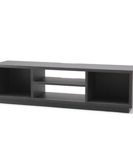 IRIS TV-meubel, TV-standaard, TV-bank, scherm tot 65 inch, OTS-150S, Black Oak, W36 x D150 x H41,5 cm