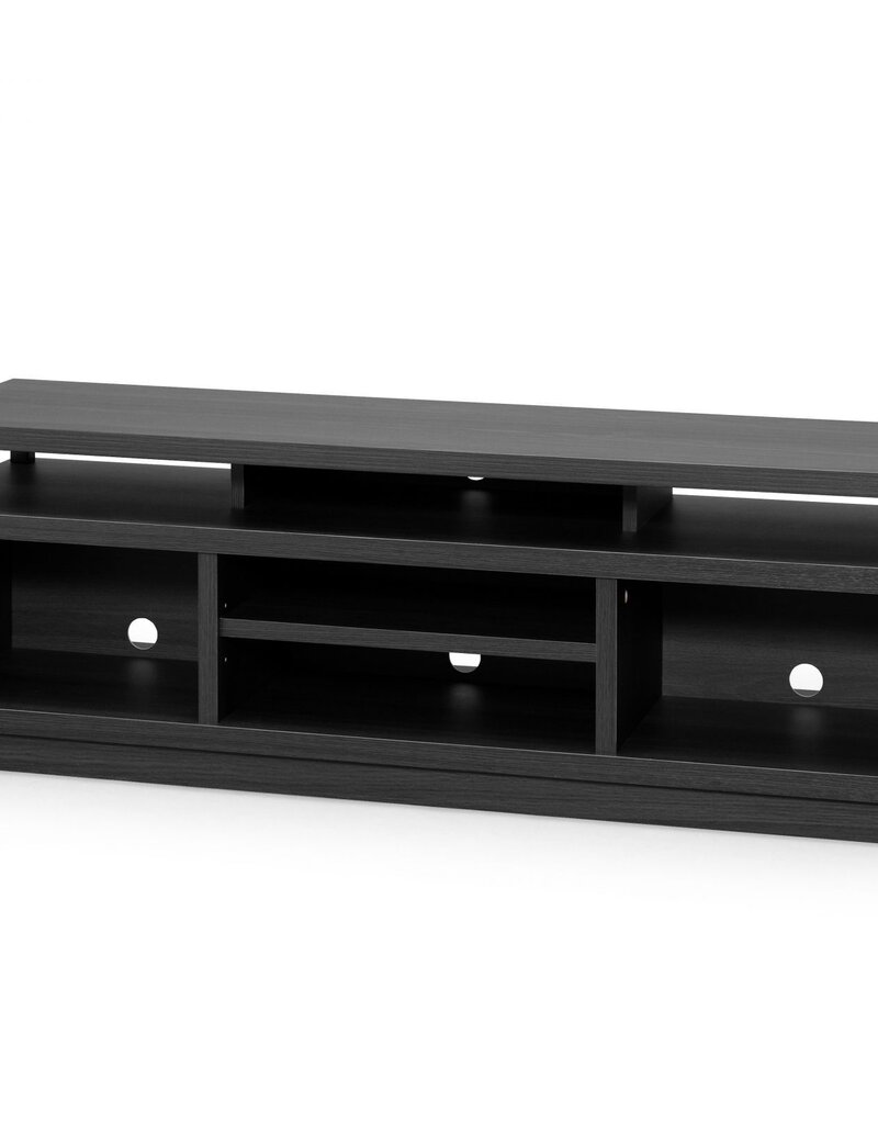 IRIS TV-standaard, TV-standaard, TV-bank, scherm tot 55", OTS-125M, Black Oak, W38 x D126 x H41,5 cm