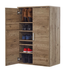 IRIS schoenenopbergkast, ca. 18 paren, SR-6035, W34,9 x D60 x H90cm, Ash Brown