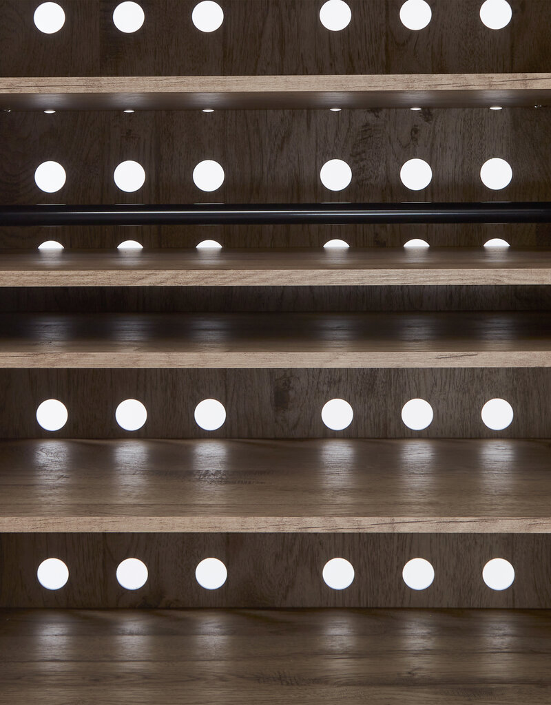 IRIS schoenenopbergkast, ca. 18 paren, SR-6035, W34,9 x D60 x H90cm, Ash Brown