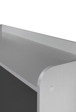 IRIS Kinderkast, boekenkast, speelgoedorganisator, 9 vakken, KCX-9, grijs, W103,8 x D35 x H115 cm