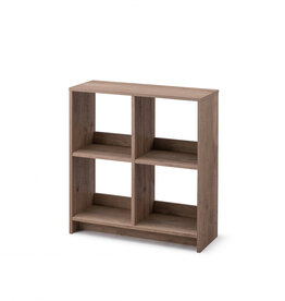 IRIS meubels, opbergplank, boekenkast, modulair, WOS--4, asbruin, W26,5 x D68,9 x H75,8 cm